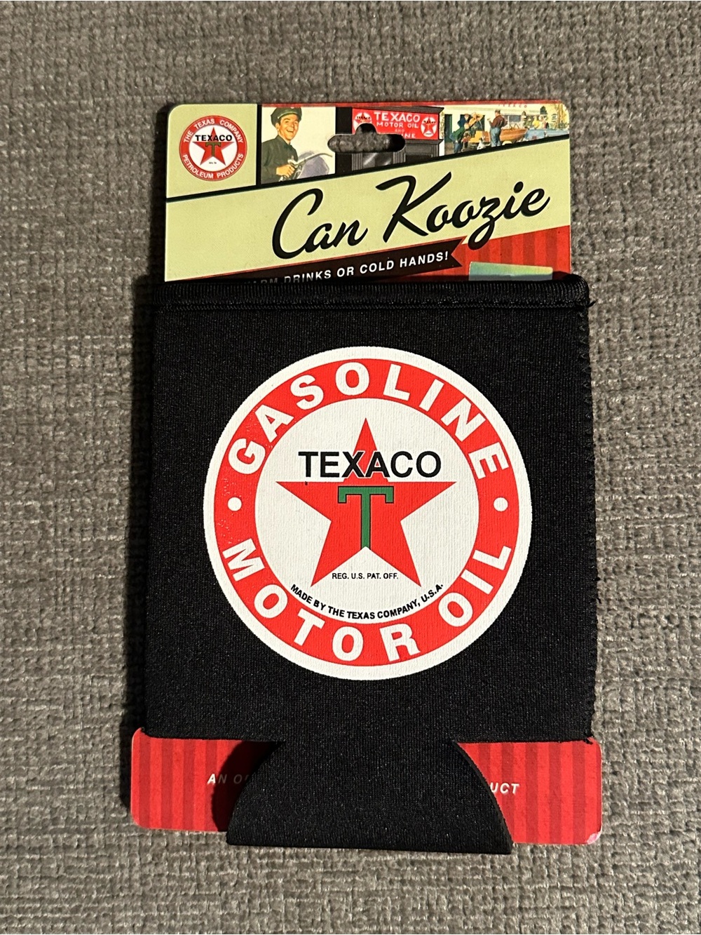 TexacoCan Koozie - Insulated Beverage Sleeve